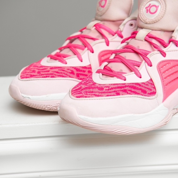 Nike By You KD 16 Aunt Pearl Pink FB2390-90 M7 / W8.5 Hot Pink Blush Pink - Picture 2 of 8